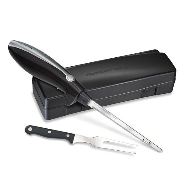 Best Buy: Hamilton Beach Electric Knife Set with Storage Case