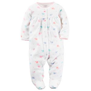 Baby Girl Carter's Print Terry Sleep & Play