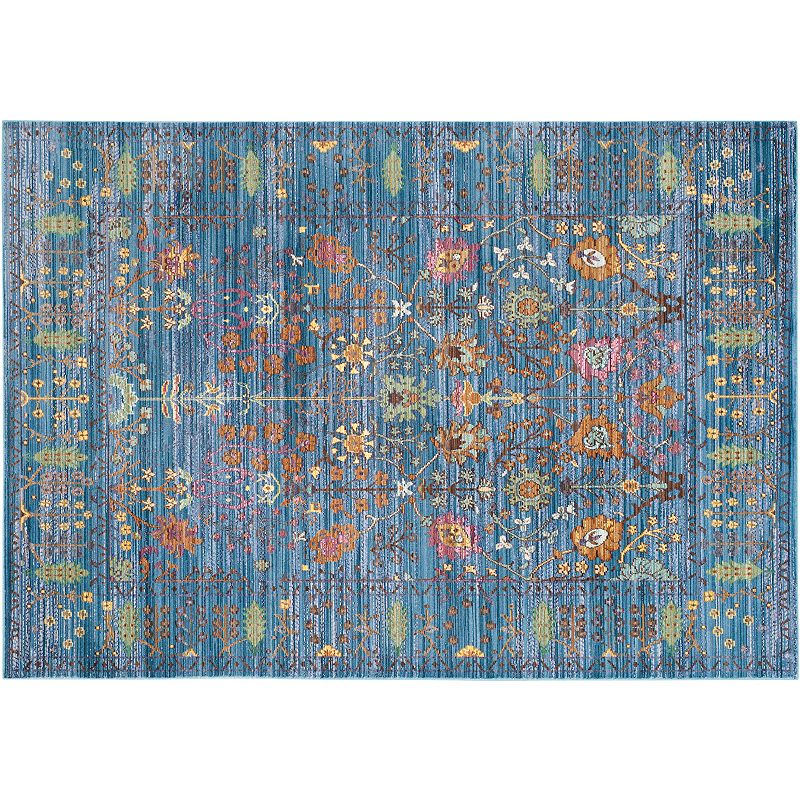 Safavieh Valencia Wilhemina Framed Floral Rug, Multicolor, 5X8 Ft