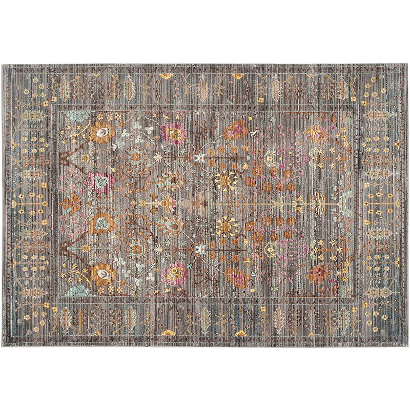 Safavieh Valencia Wilhemina Framed Floral Rug, Multicolor, 4X6 Ft