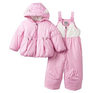 Baby Girl ZeroXposur Dottie Jacket & Bib Snow Pants Snowsuit Set