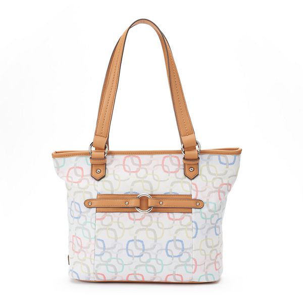 Rosetti Jacquard Belted Tote