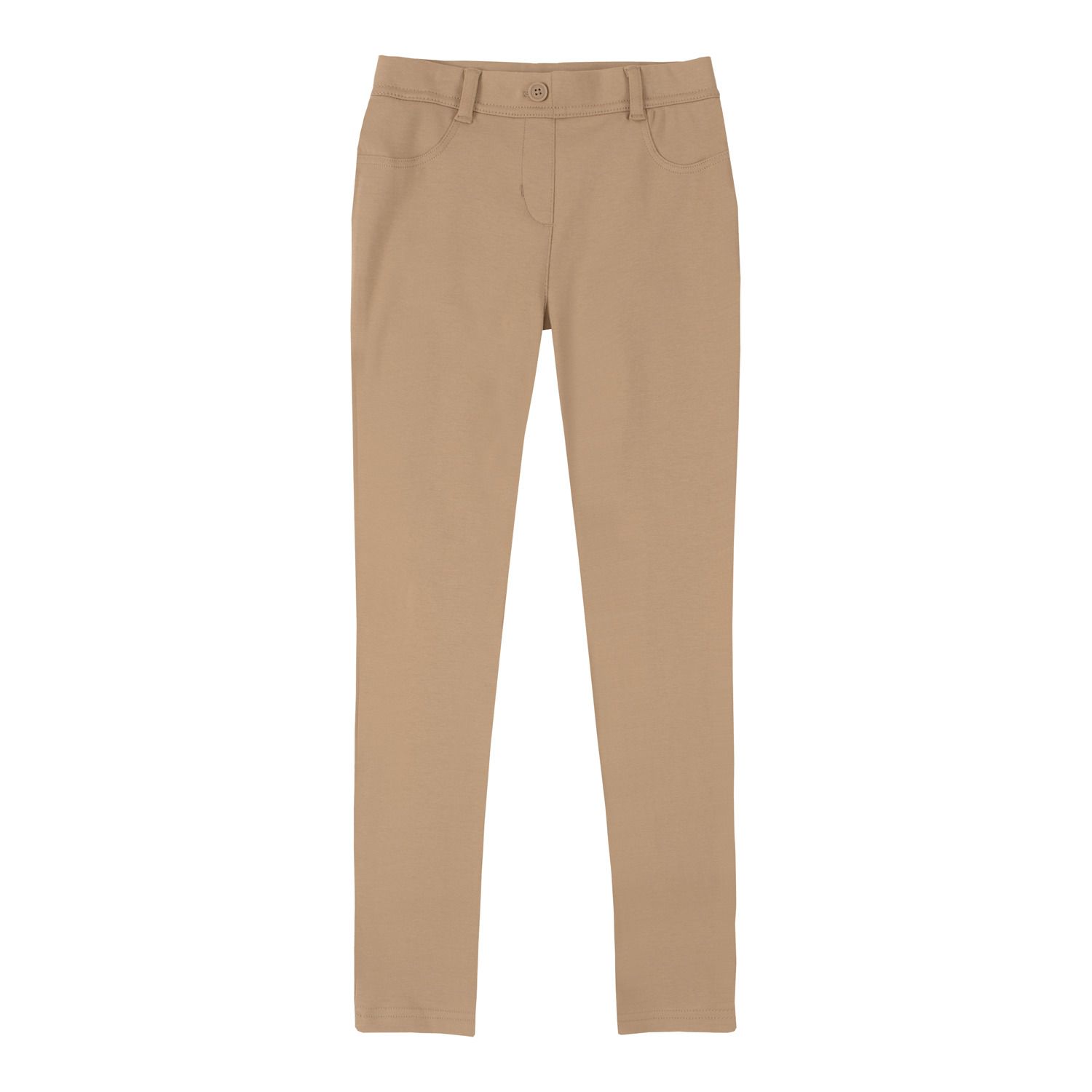 khaki uniform jeggings