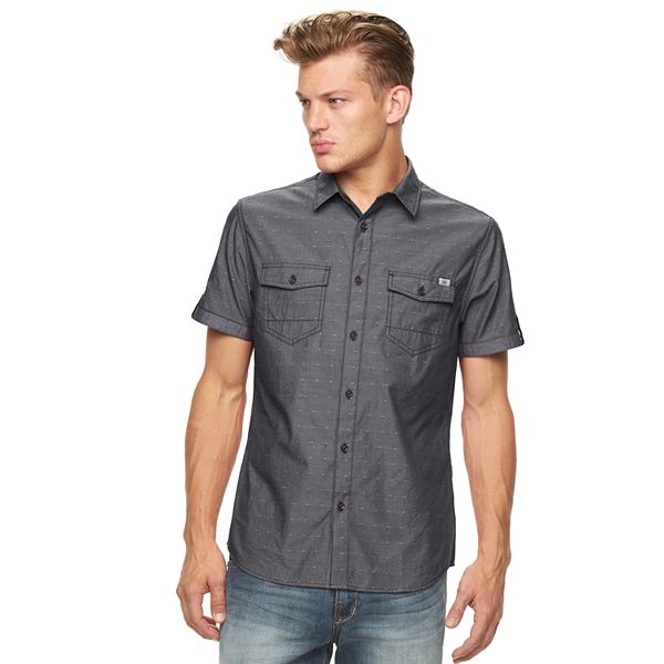Men's Rock & Republic Textured Button-Down Shirt