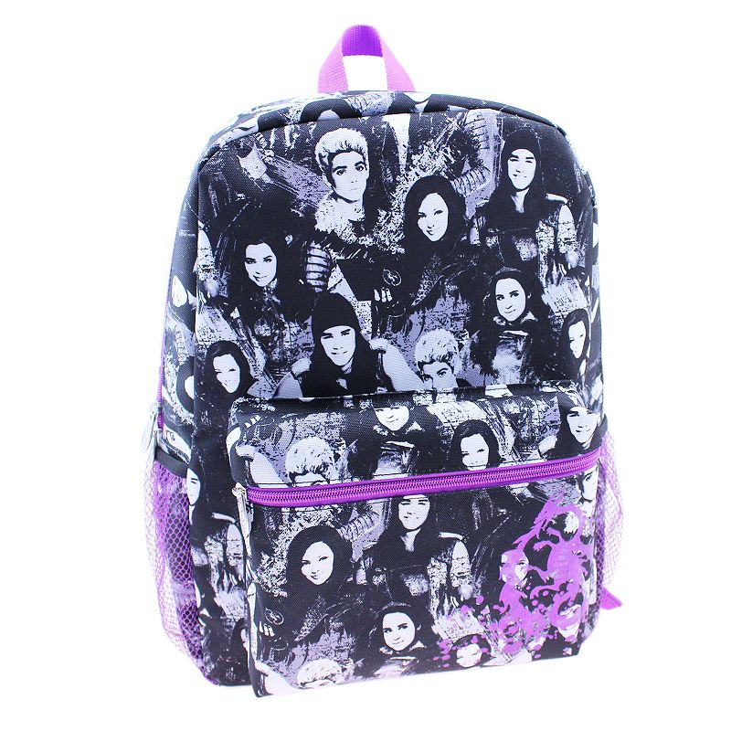 Disneys Descendants Kids Black & White Backpack