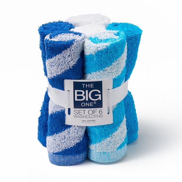 The Big One® Holiday 6-pack Washcloths