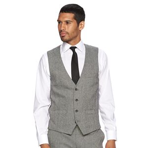 Men's WD.NY Slim-Fit Tweed Suit Vest