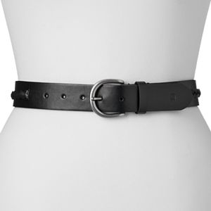 Women's Chaps Braided Overlay Belt