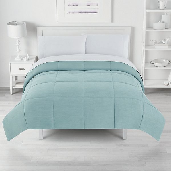 The Big One® Microfiber Down-Alternative Reversible Comforter - Everly Blue (KING)