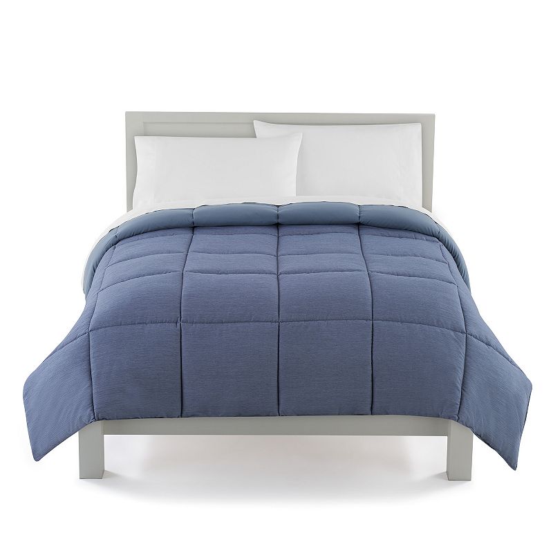 The Big One Down-Alternative Reversible Comforter, Blue, King