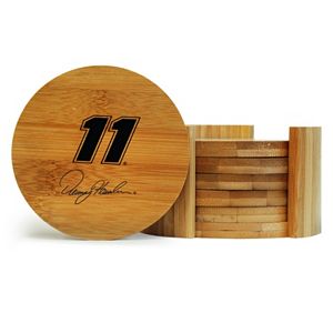 Denny Hamlin 6-Piece Bamboo Coaster Set