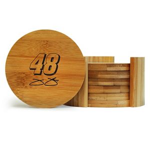 Jimmie Johnson 6-Piece Bamboo Coaster Set