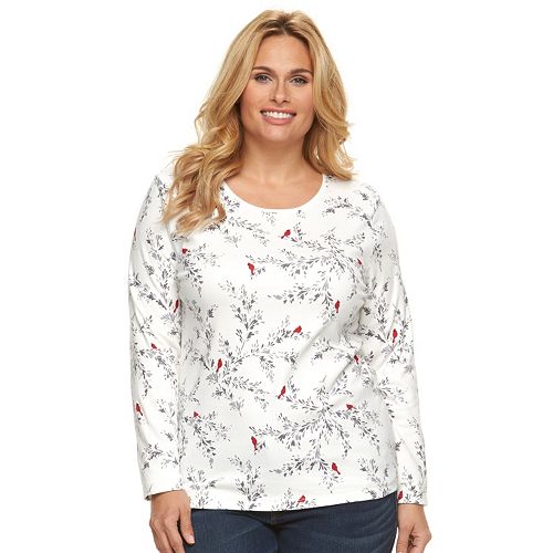 plus size holiday tee shirts