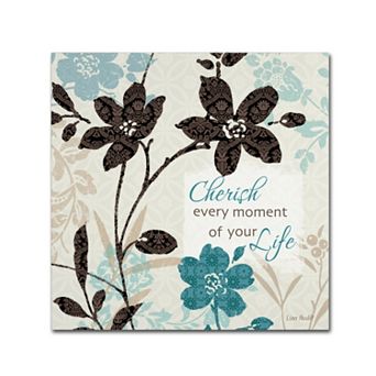 Trademark Fine Art Botanical Touch Quote I Canvas Wall Art