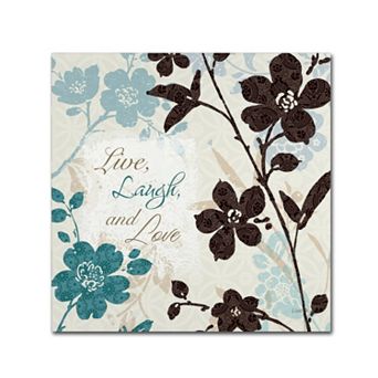 Trademark Fine Art Botanical Touch Quote II Canvas Wall Art