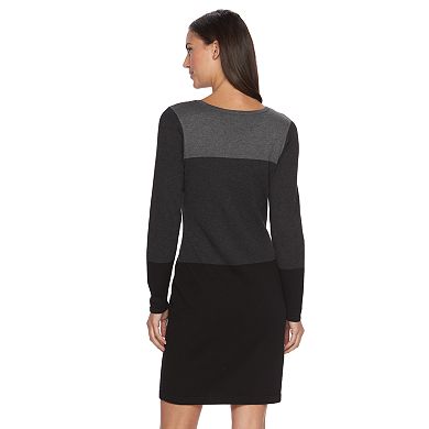 Women's AB Studio Colorblock Sweaterdress