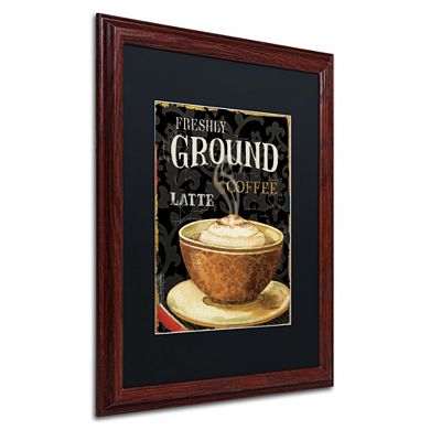Trademark Fine Art Today's Coffee II Matted Framed Wall Art