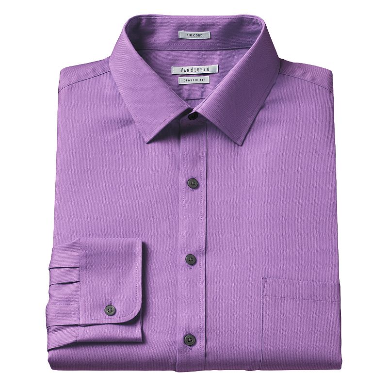 Purple Wrinkle Resistant Shirt | Kohl's