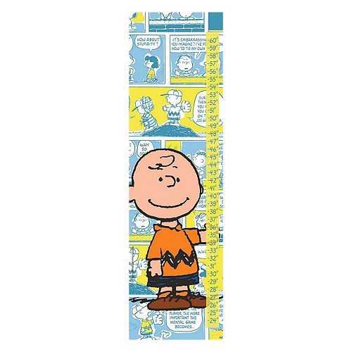 Peanuts Charlie Brown Comics Canvas Growth Chart by Marmont Hill