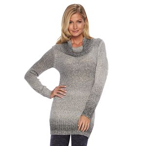 Women's AB Studio Ombre Cowlneck Tunic Sweater