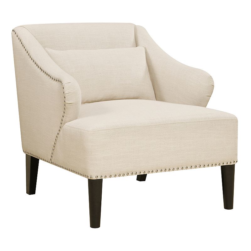 UPC 605876254610 product image for Pulaski Celine Flour Nailhead Accent Chair, White | upcitemdb.com