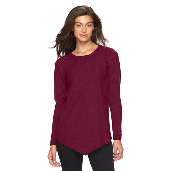 Women's AB Studio Mitered Crewneck Sweater