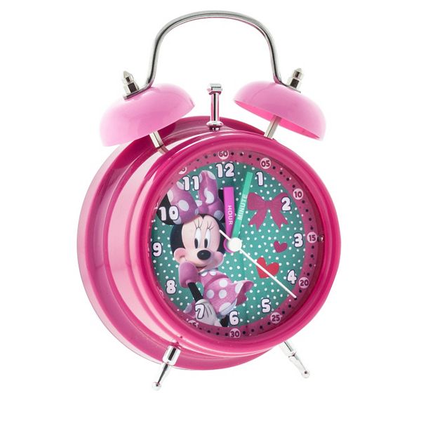 Disney S Minnie Mouse Polka Dot Analog Alarm Clock