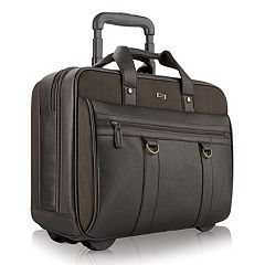 kohls leather briefcase