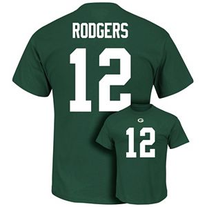 Men's Majestic Green Bay Packers Aaron Rodgers Eligible Receiver Tee