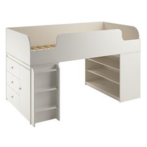 Cosco Elements Organizer & Bookshelf Loft Bed