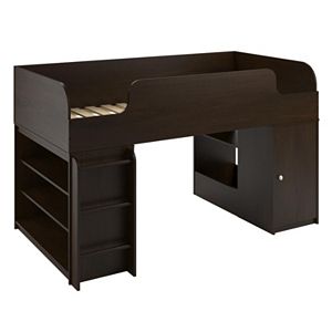 Cosco Elements Bookshelf & Toy Box Loft Bed