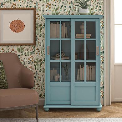 Altra Aaron Lane Sliding Door Bookcase