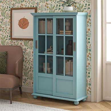 Altra Aaron Lane Sliding Door Bookcase