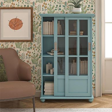 Altra Aaron Lane Sliding Door Bookcase