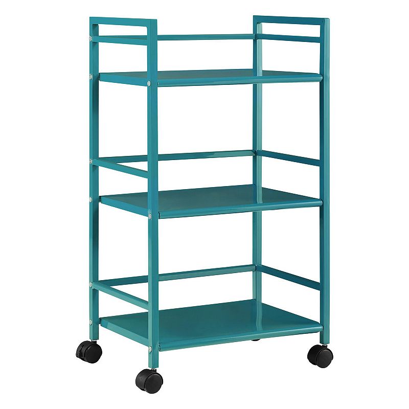 Altra Marshall Metal Rolling Utility Cart, Blue