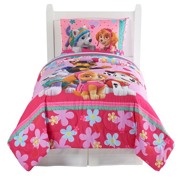 Paw Patrol Best Pup Pals Reversible Bed, Paw Patrol 4pc Twin Comforter And Sheet Set Bedding Collection