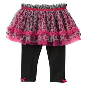 Baby Girl Baby Starters Cheetah Ruffle Tutu Leggings
