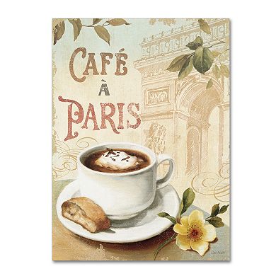 Trademark Fine Art Cafe in Europe I Canvas Wall Art