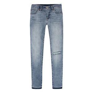 Girls 7-16 Levi's Ripped Super Skinny Ankle Jeans
