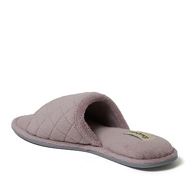 Dearfoams Microfiber Terry Quilted Women's Slide Slippers