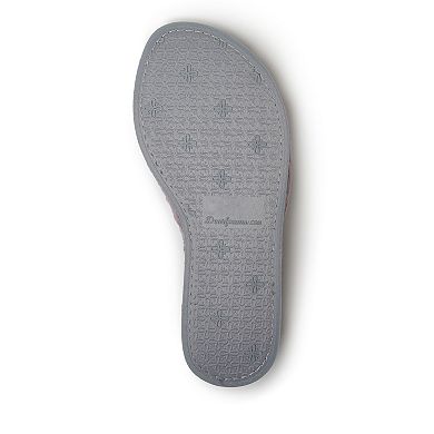 Dearfoams Microfiber Terry Quilted Women's Slide Slippers