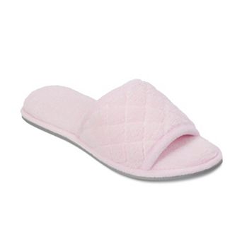 Dearfoams Microfiber Terry Quilted Women's Slide Slippers