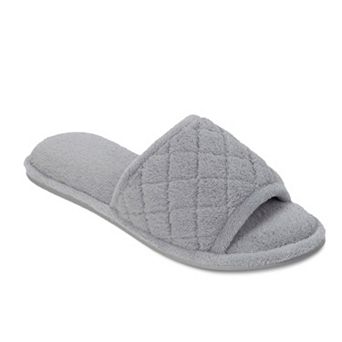 Dearfoams Microfiber Terry Quilted Women's Slide Slippers