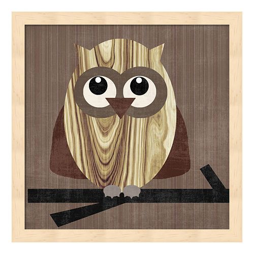 Metaverse Art Owl 2 Framed Wall Art