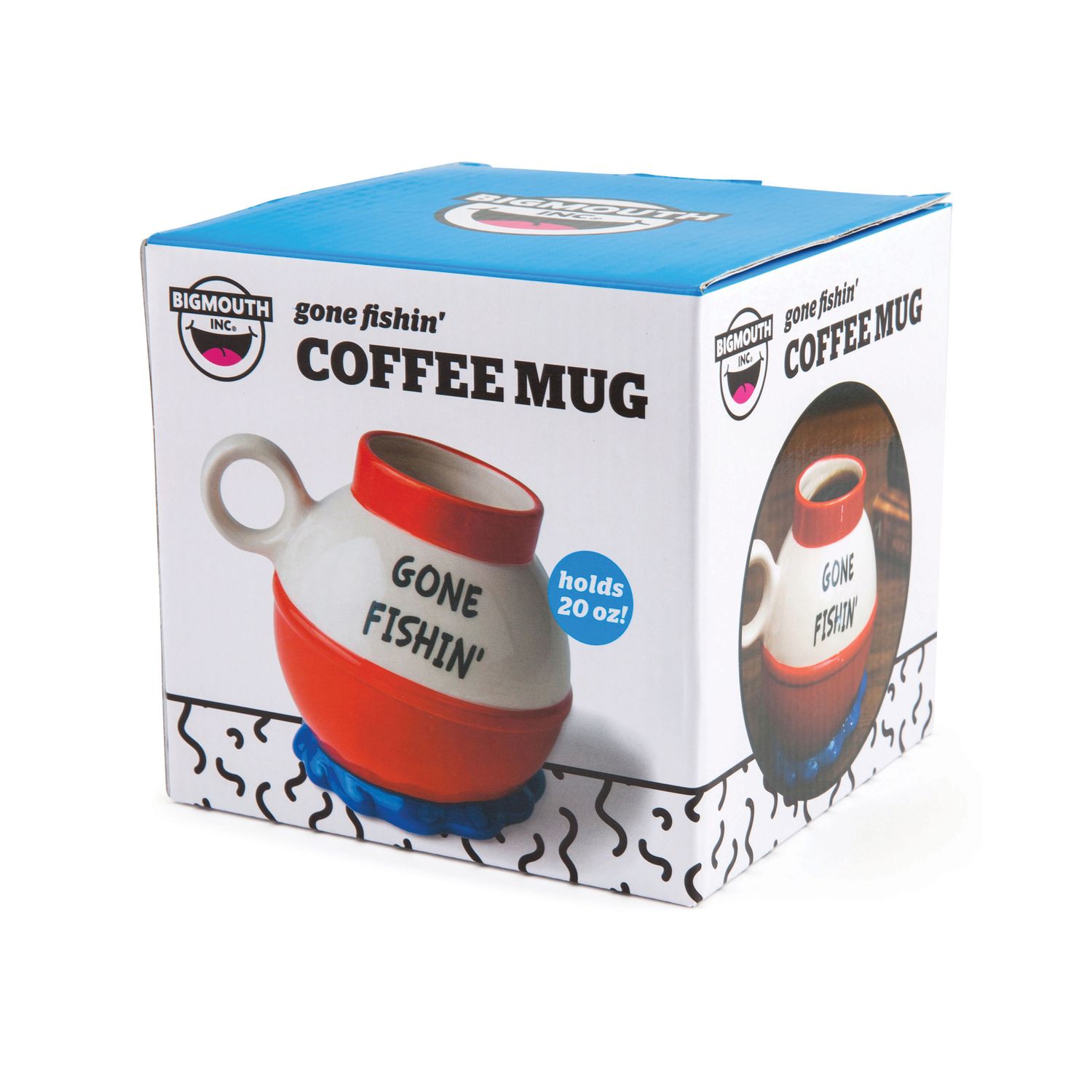 BigMouth Inc. Gone Fishin' Coffee Mug - Thumbnail 3