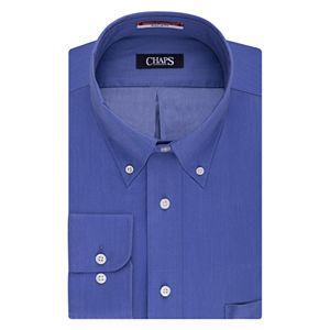 Big & Tall Chaps Regular-Fit Herringbone Wrinkle-Free Dress Shirt