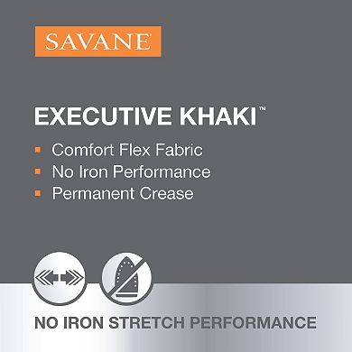 Big & Tall Savane Tapered Performance Active Flex Pants
