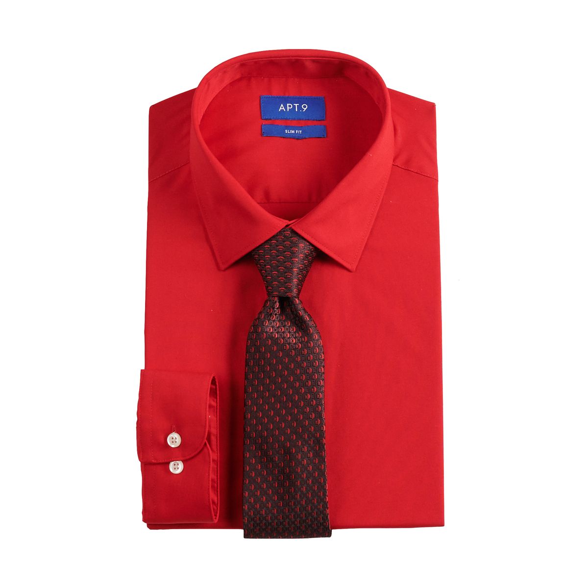 Mens red dress shirts online