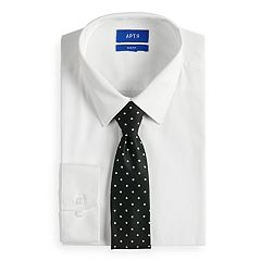 kohls mens white dress shirt