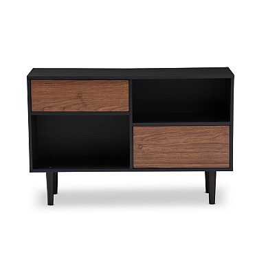Baxton Studio Auburn Mid-Century Modern Scandinavian Sideboard Cabinet